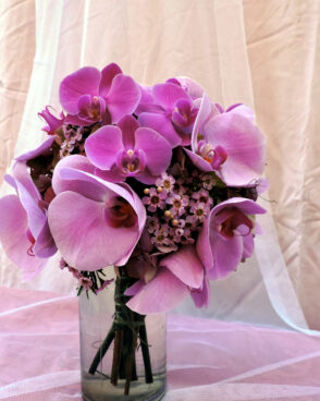 Brautstrauß mit Orchideen